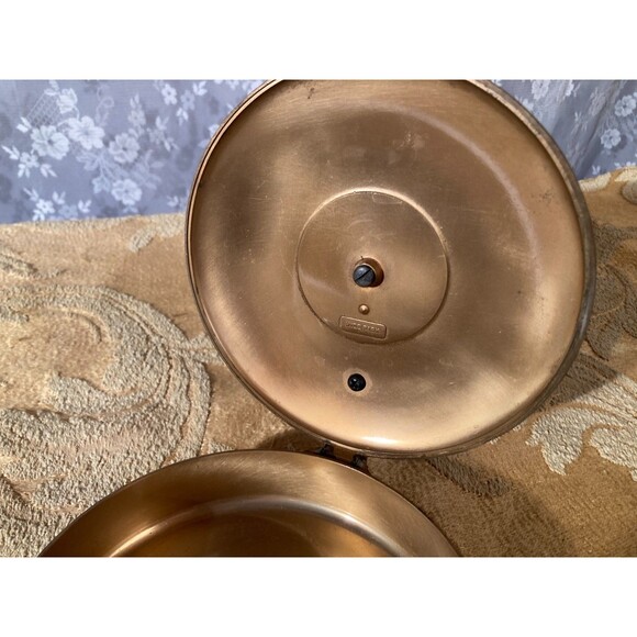 Vintage Brass Hyde Park Crumb Catcher Silent Butler Ash Tray Mid Century "G" - Picture 4 of 7